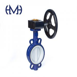 Full lined fluorine butterfly valve for any corrosive media
