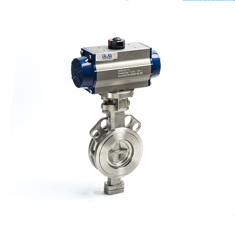 High performance Flanged and wafer Stainless steel WCB butterfly valve
