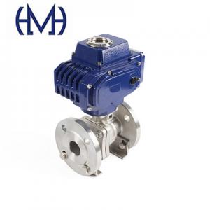PN10/16 ANSI150 Electric Flanged Stainless steel Ball Valve
