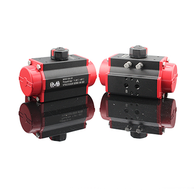 Single acting double acting rotary pneumatic actuator