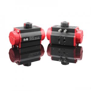 Single acting double acting rotary pneumatic actuator